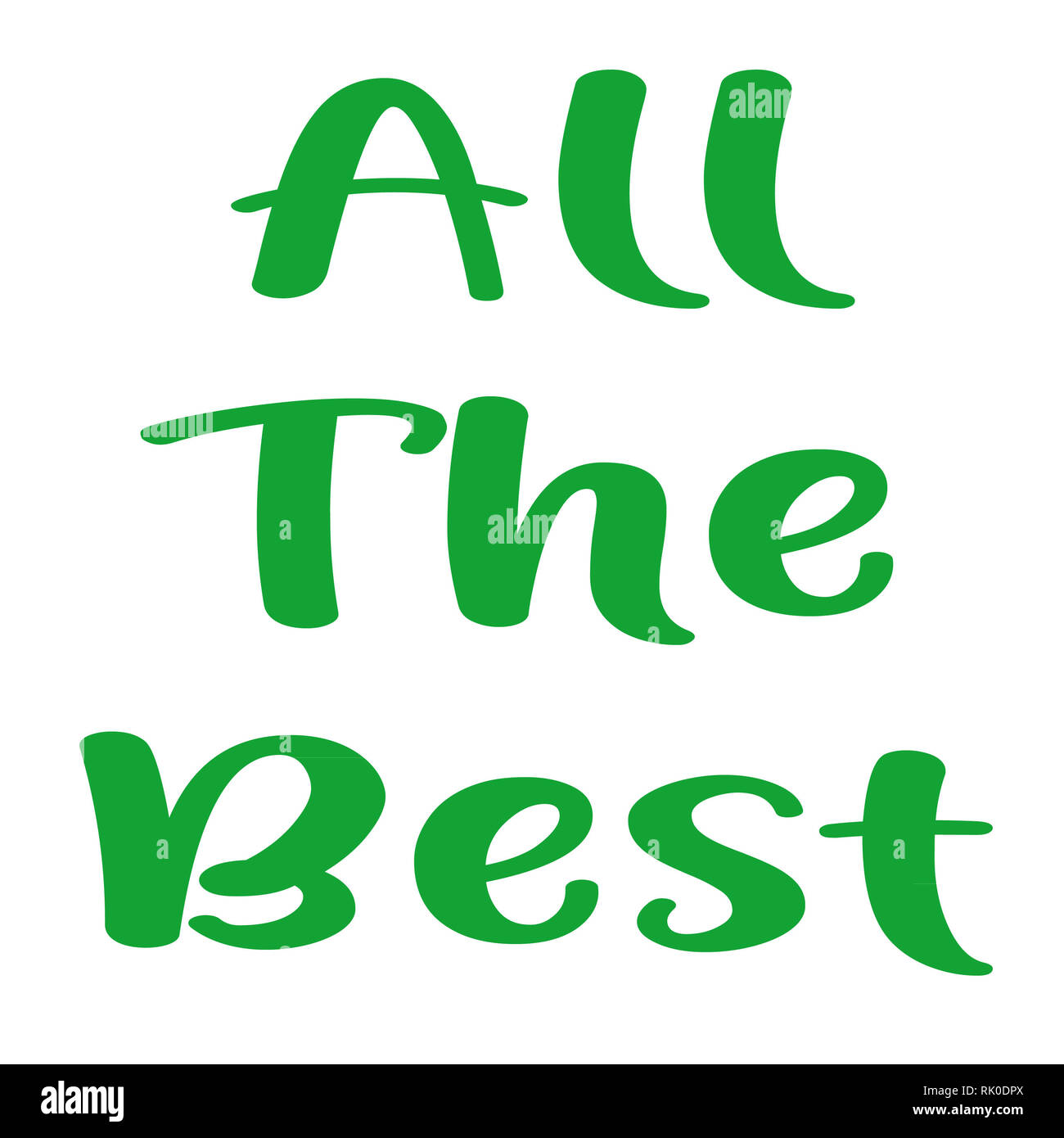 All the best wishes with different styles Stock Photo Alamy
