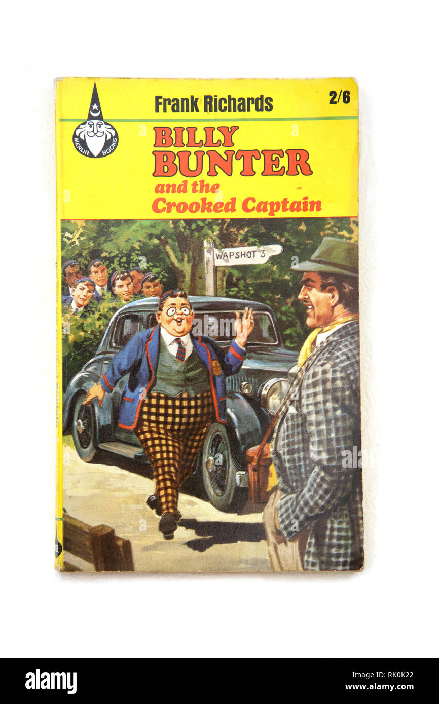 Book Billy Bunter and the Crooked Captain Frank Richards Stock Photo