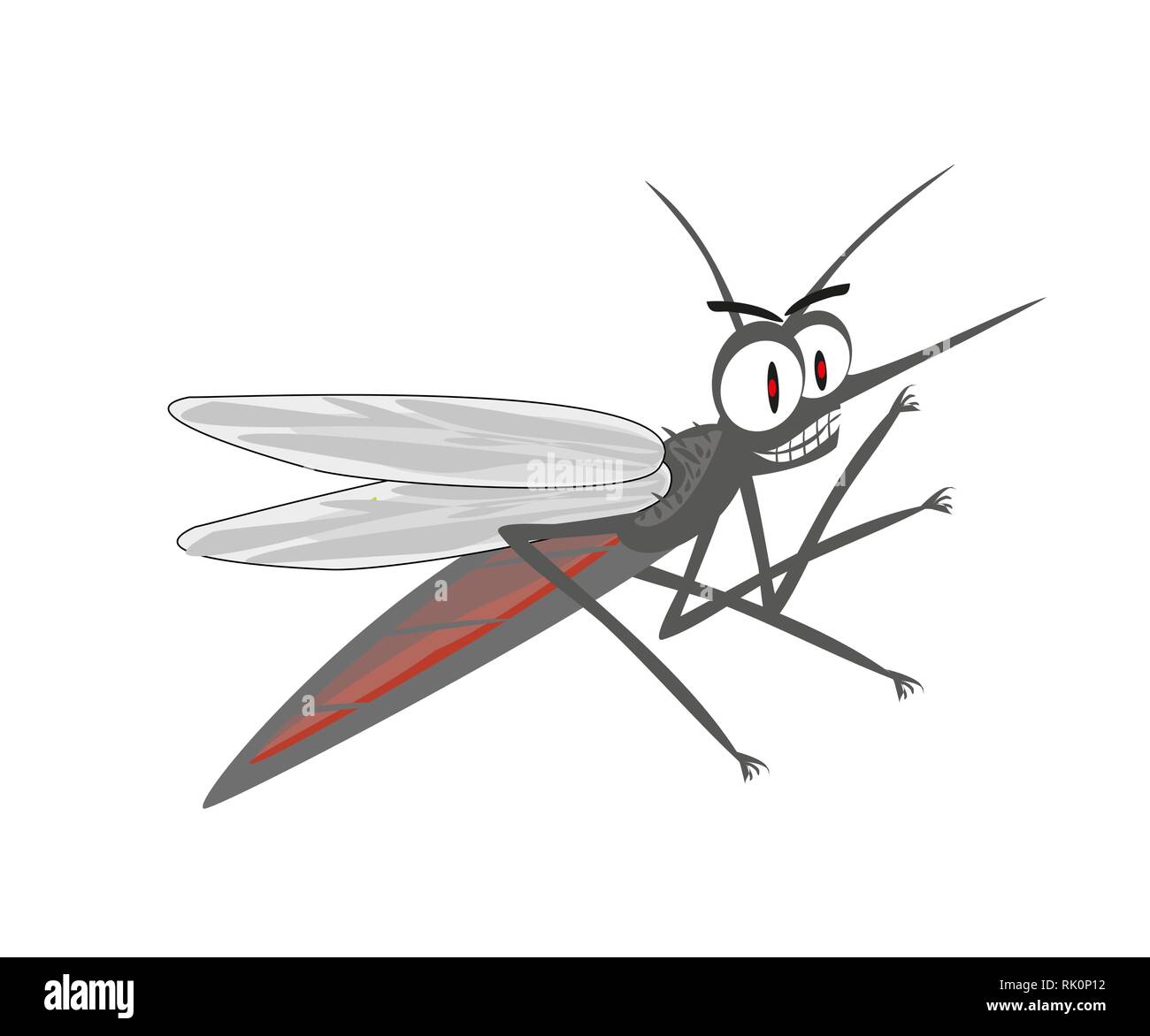 Angry mosquito cartoon Stock Vector Image & Art - Alamy