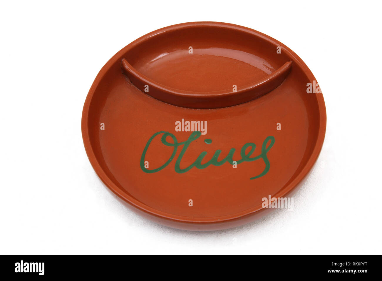 Ceramic Olive Dish Stock Photo Alamy
