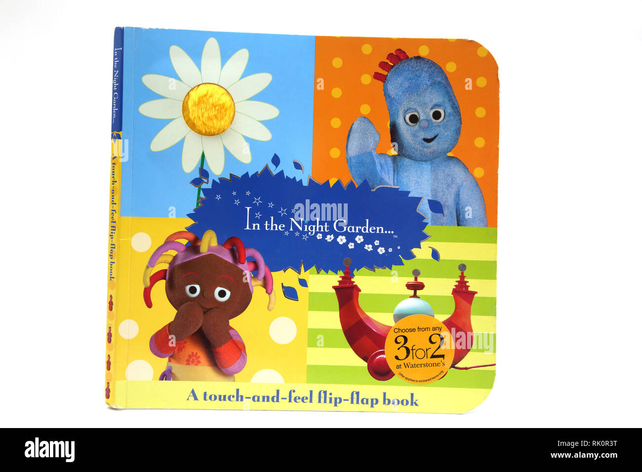 A Touch and Feel Flip Flap Book In the Night Garden Stock Photo