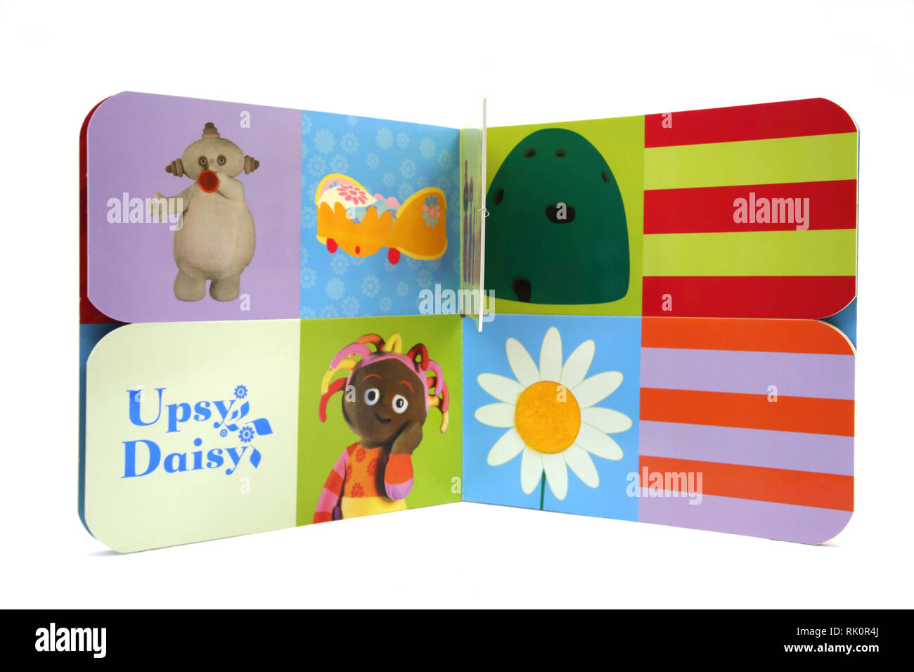 A Touch and Feel Flip Flap Book In the Night Garden Stock Photo