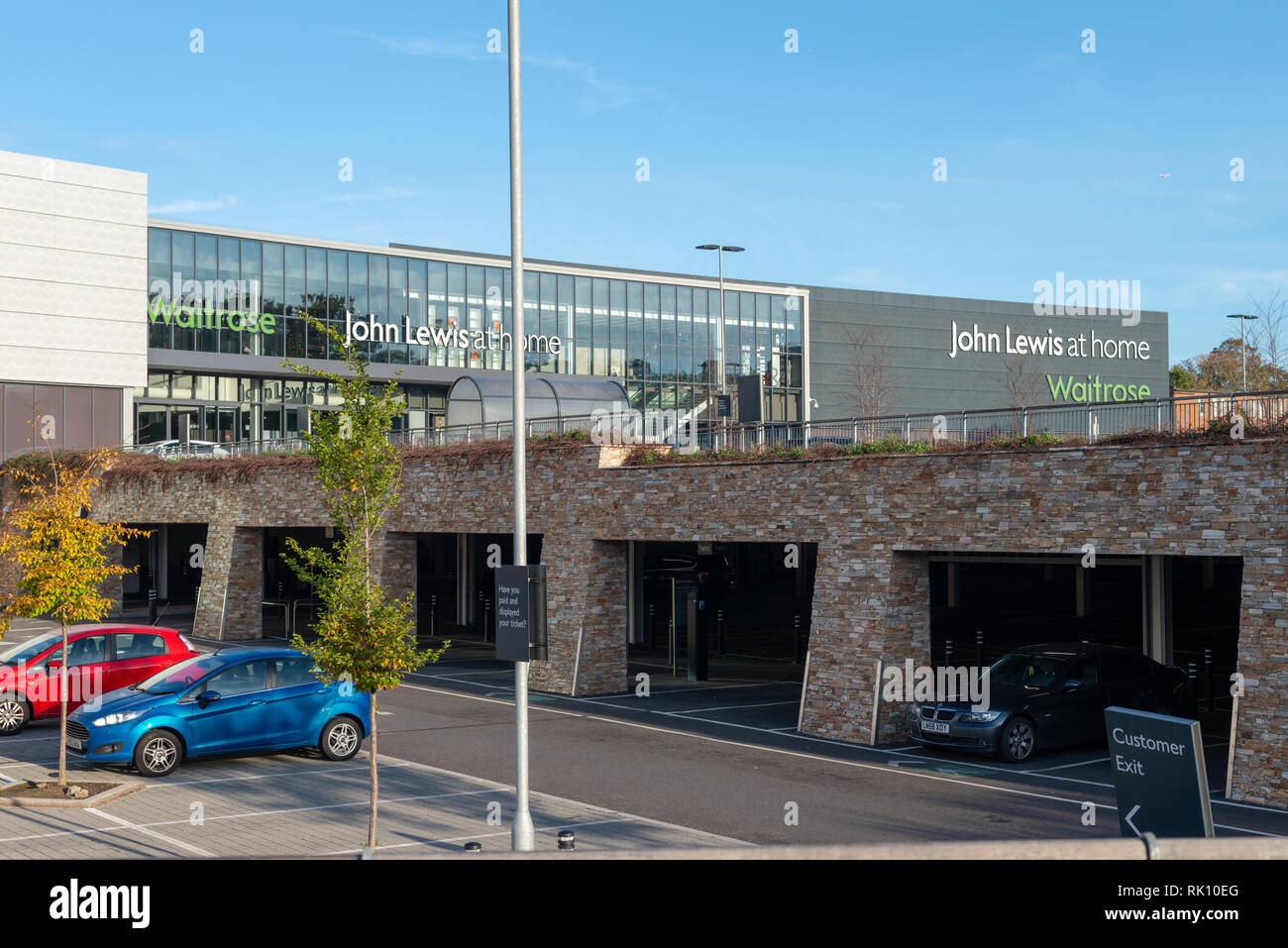 Waitrose Store and John Lewis At Home Store In Horsham, Sussex, UK