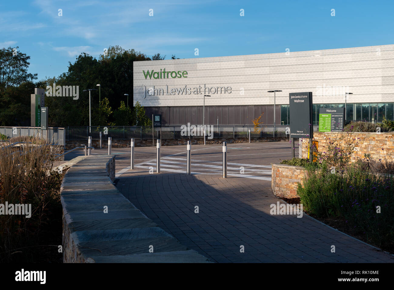 Waitrose Store and John Lewis At Home Store In Horsham, Sussex, UK