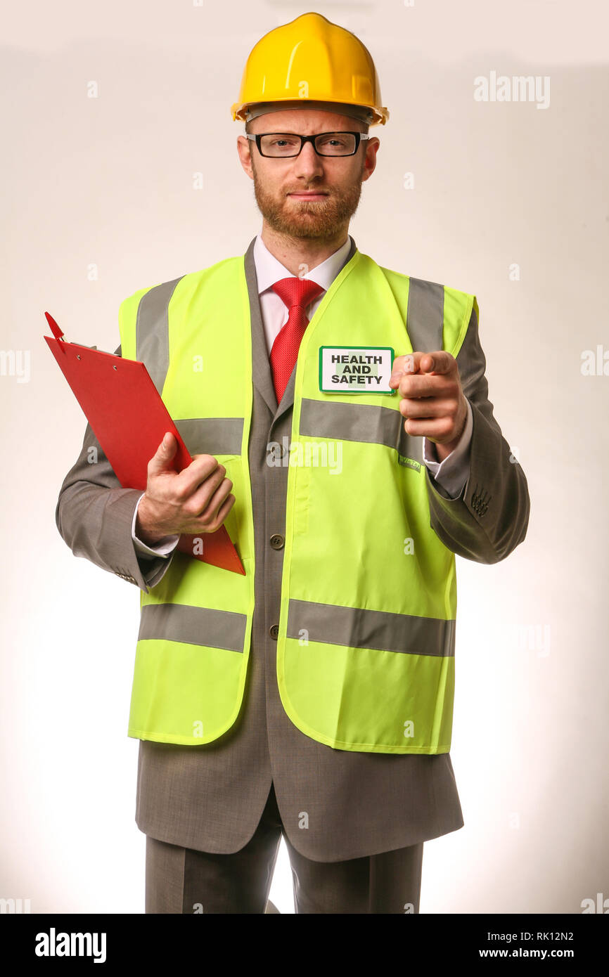 Health and safety officer Stock Photo Alamy