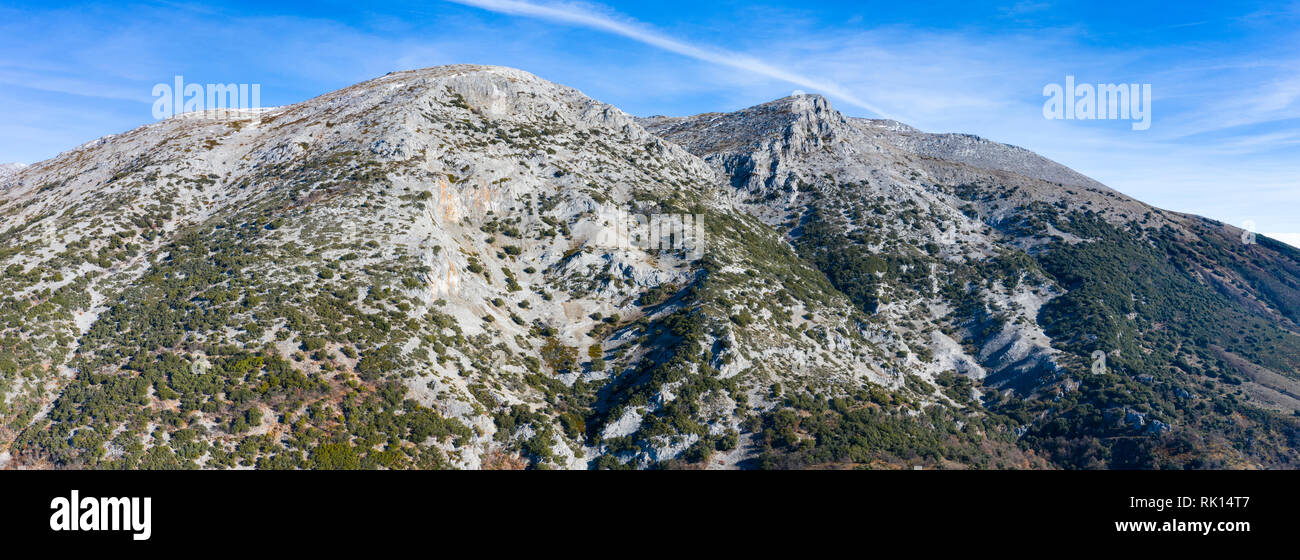 Mountain landscape, Traspeña de la Peña, Montaña Palentina, Palencia, Castilla y Leon, Spain, Europe Stock Photo