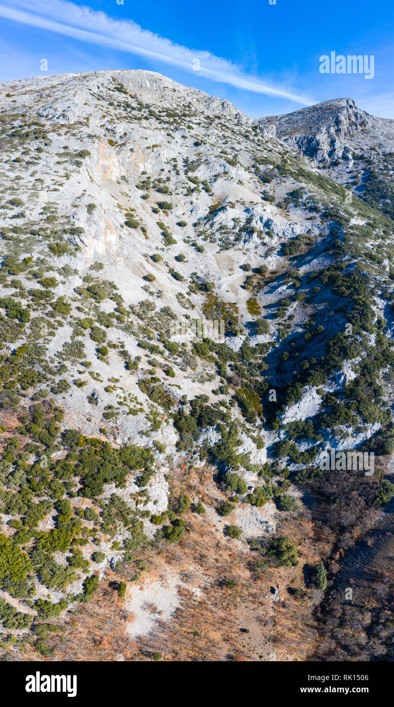 Mountain landscape, Traspeña de la Peña, Montaña Palentina, Palencia, Castilla y Leon, Spain, Europe Stock Photo