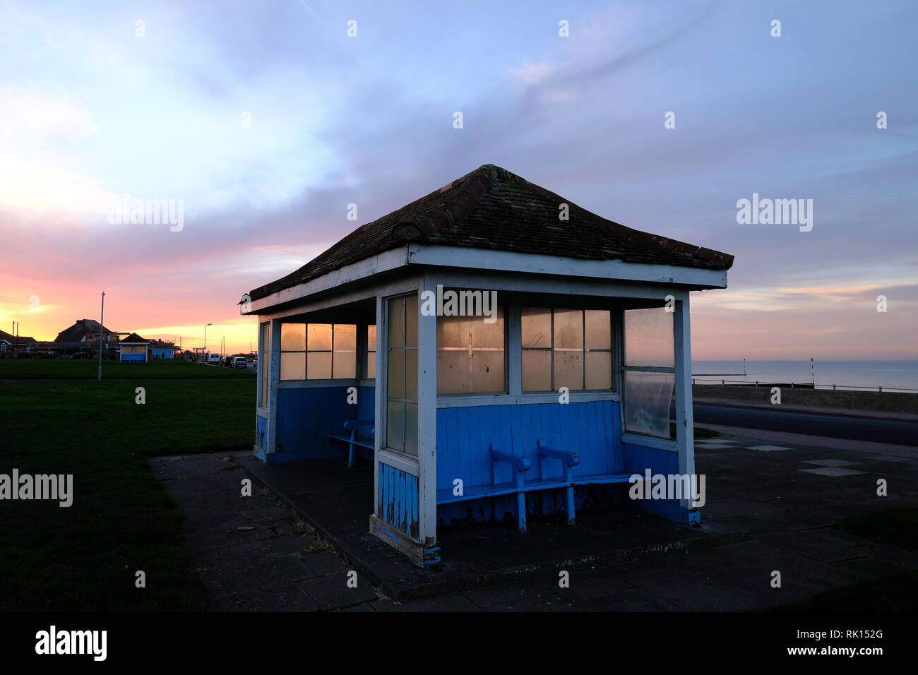 Wooden Bus Shelter High Resolution Stock Photography and Images - Alamy