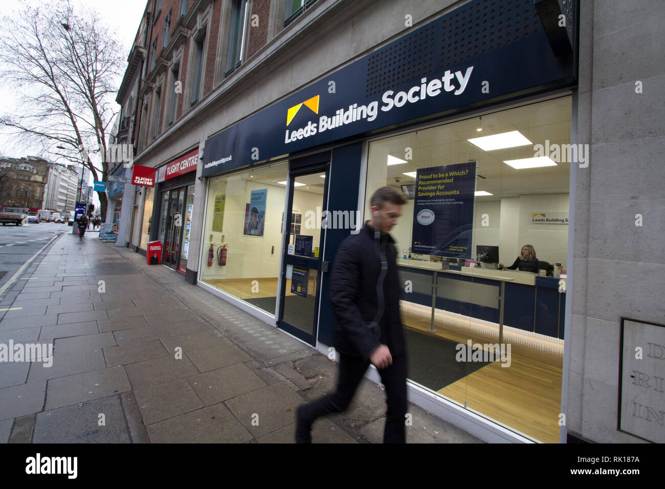 Leeds building society, London Stock Photo Alamy