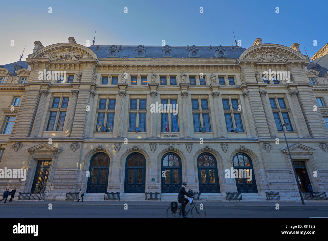 sorbonne university of paris Stock Photo