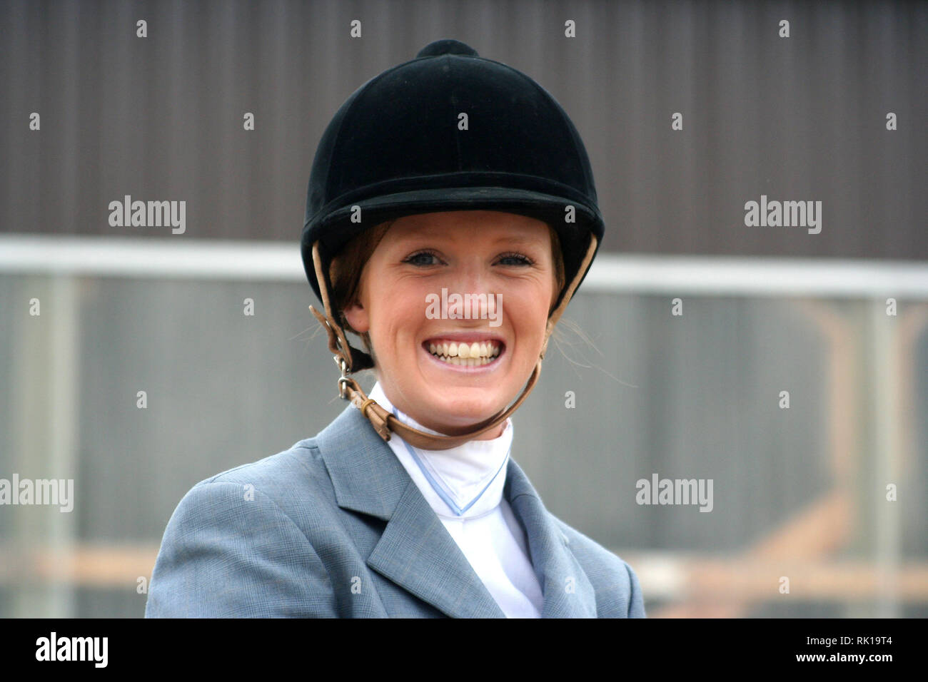 Horse Show at farm Stock Photo Alamy