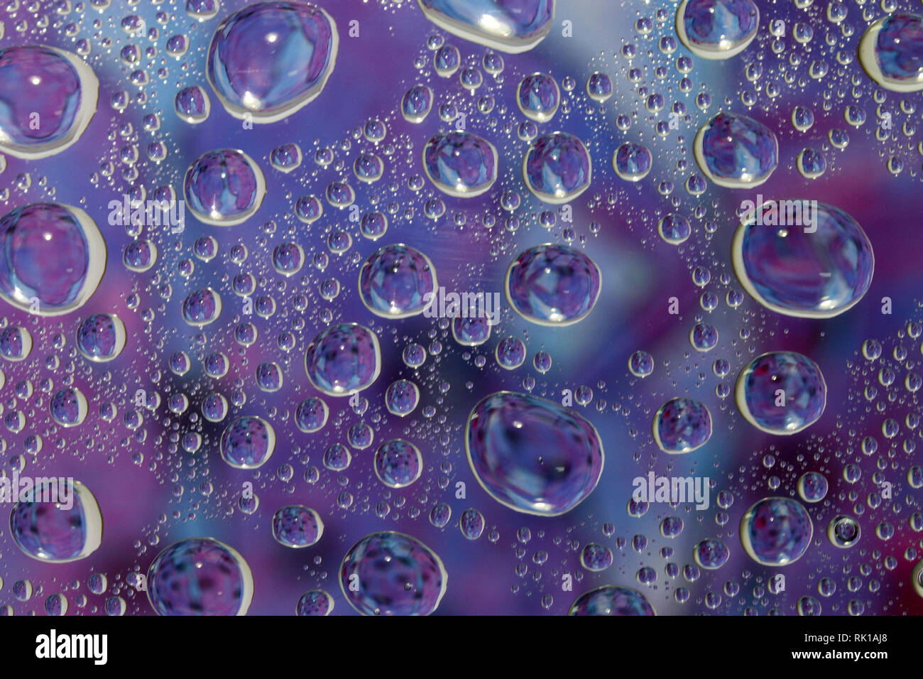 Water droplets Stock Photo