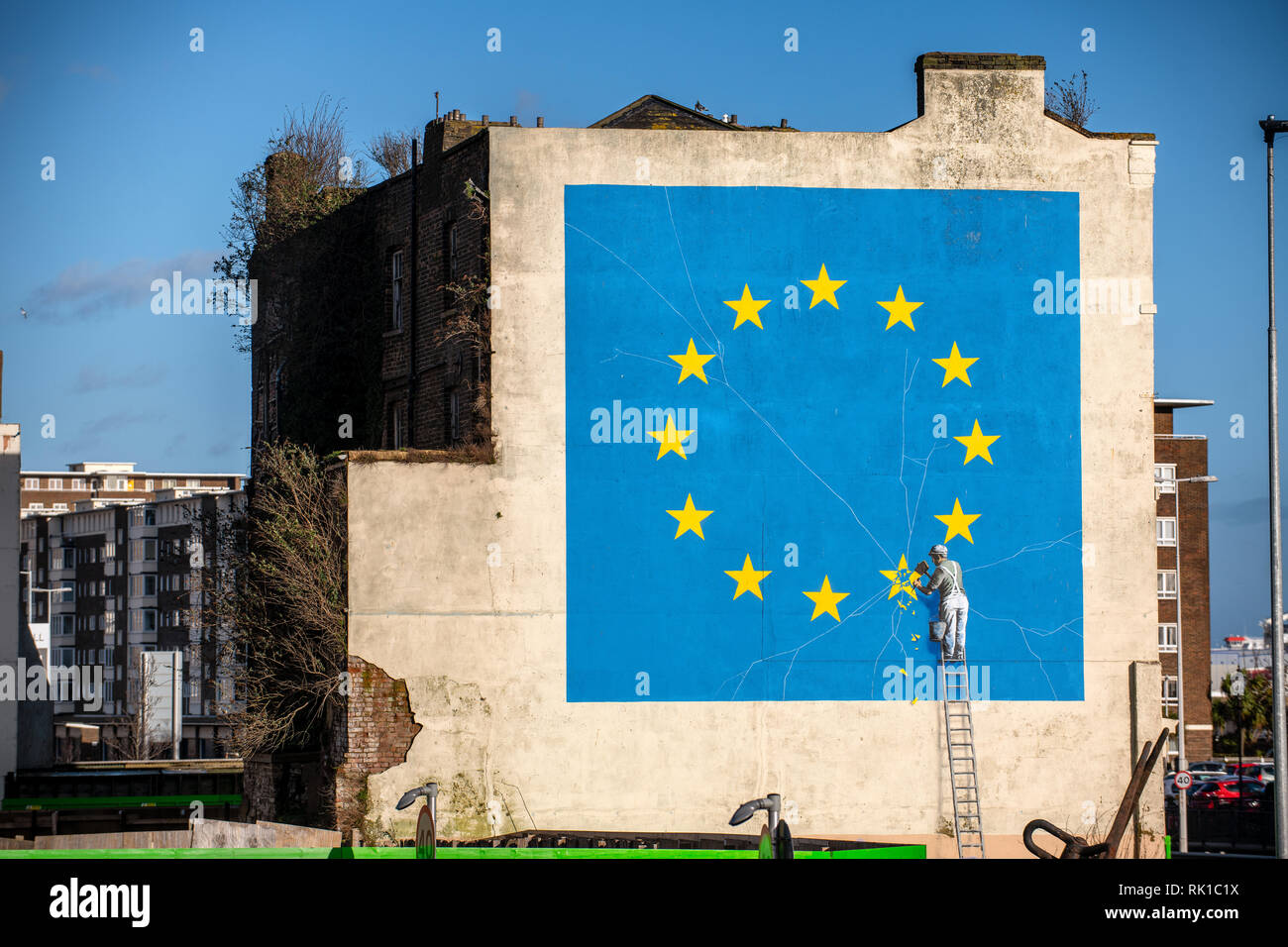 banksy eu mural