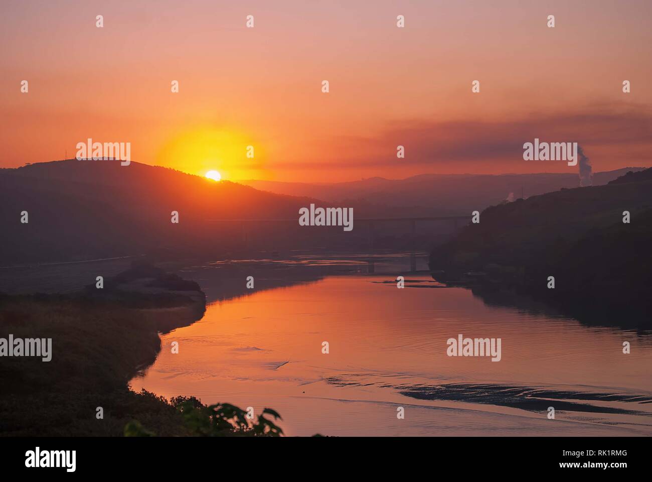Kzn Rivers Sunset over a river in KwaZulu Natal, South Africa Stock Photo - Alamy