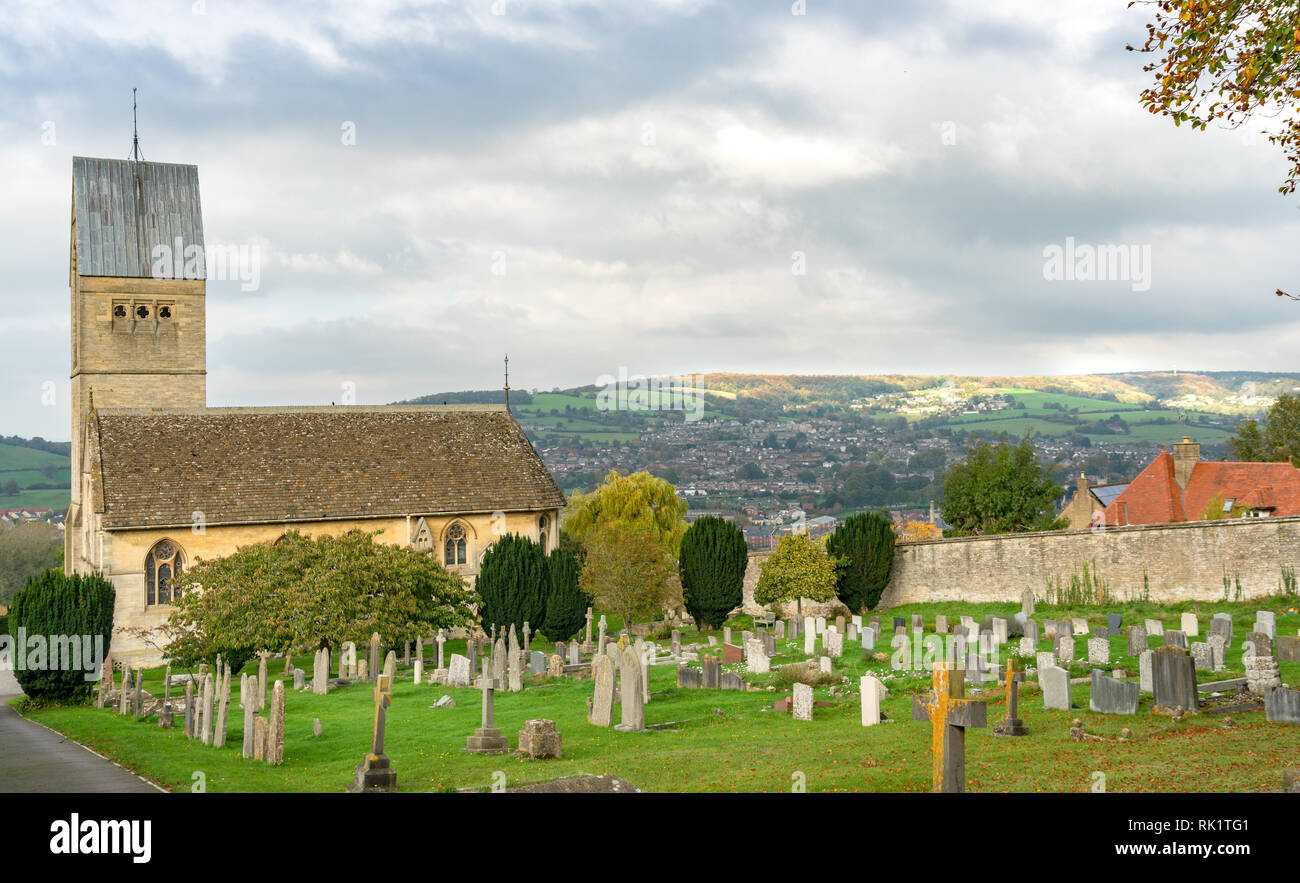 All Saints Church at Selsley, near Stroud, Gloucestershire, United Kingdom Stock Photo