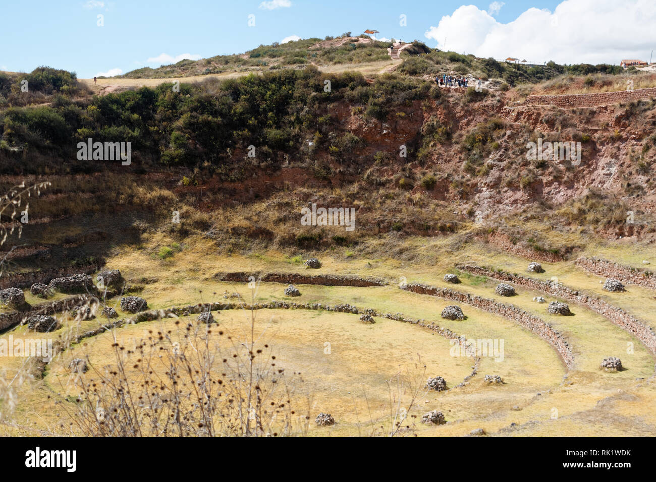 Agricultural Terraces Of Incas Stock Photo Alamy