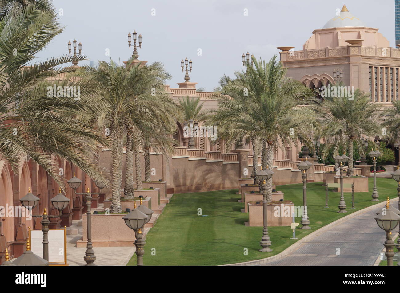 Day trip to Emirates Palace - Abu Dhabi Stock Photo