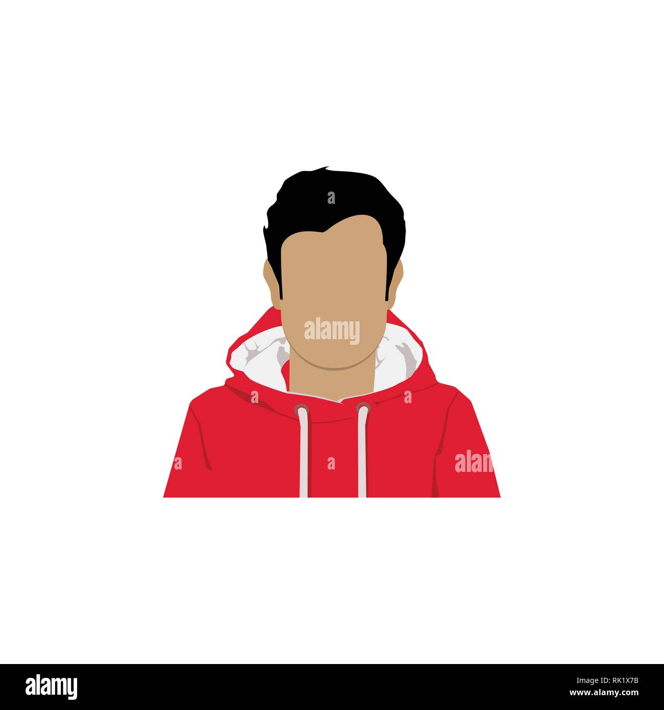 Onwijs Vector illustration male, man avatar profile icon in sport clothes PZ-96