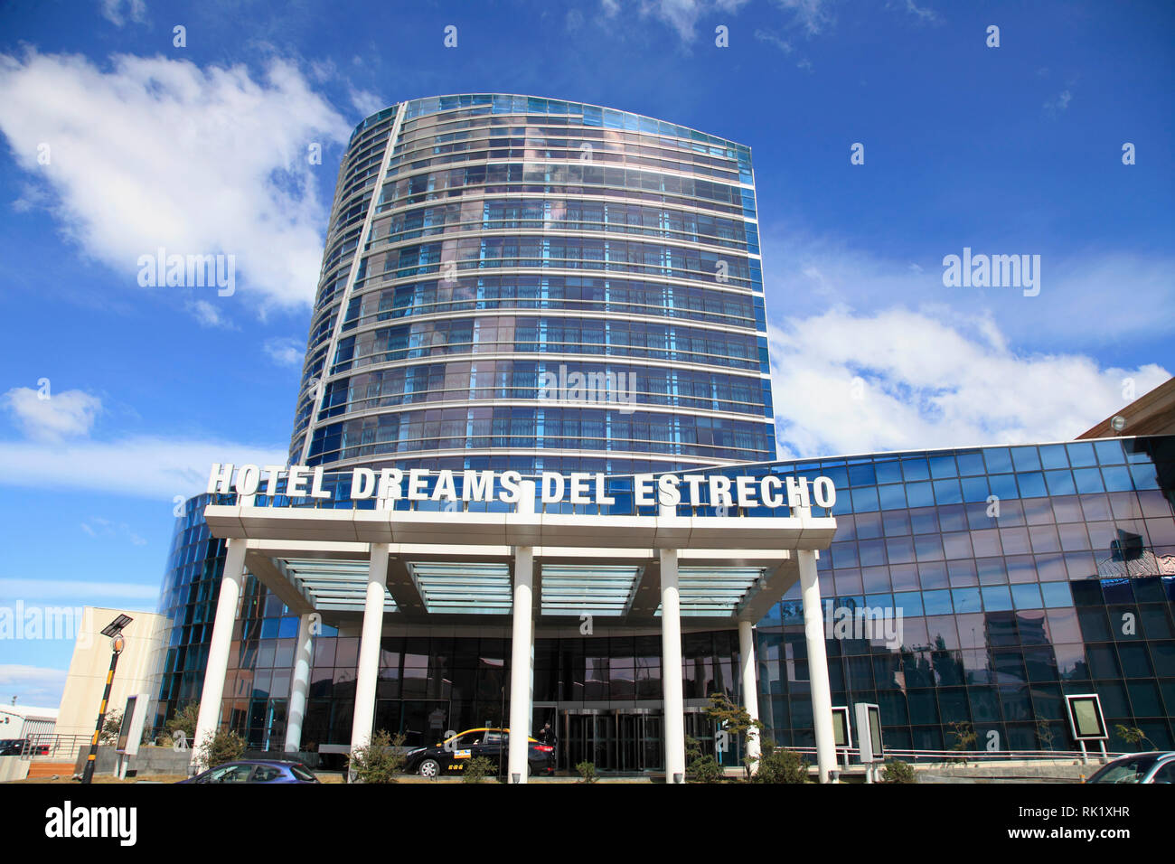 Chile, Magallanes, Punta Arenas, Hotel Dreams del Estrecho Stock Photo