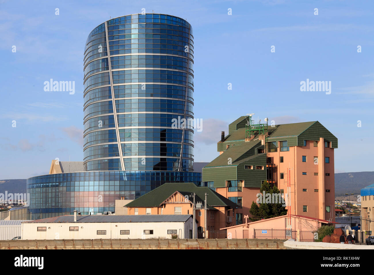 Chile, Magallanes, Punta Arenas, Hotel Dreams del Estrecho Stock Photo