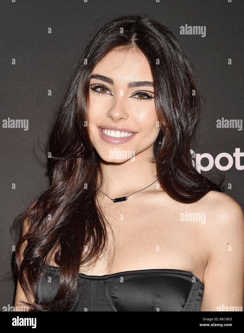 LOS ANGELES, CA - FEBRUARY 07: Madison Beer attends Spotify's Best New