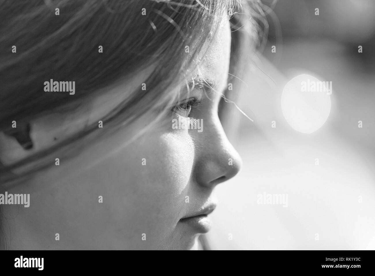 Teen girl Black and White Stock Photos & Images - Alamy