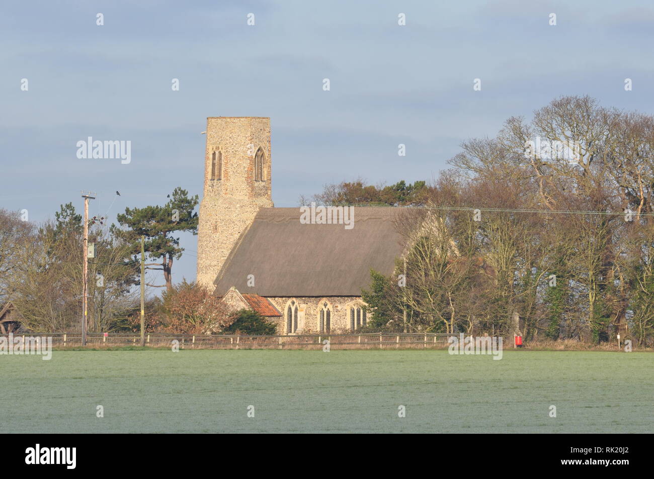 All Saints church, Edingthorpe Norfolk England UK Stock Photo Alamy