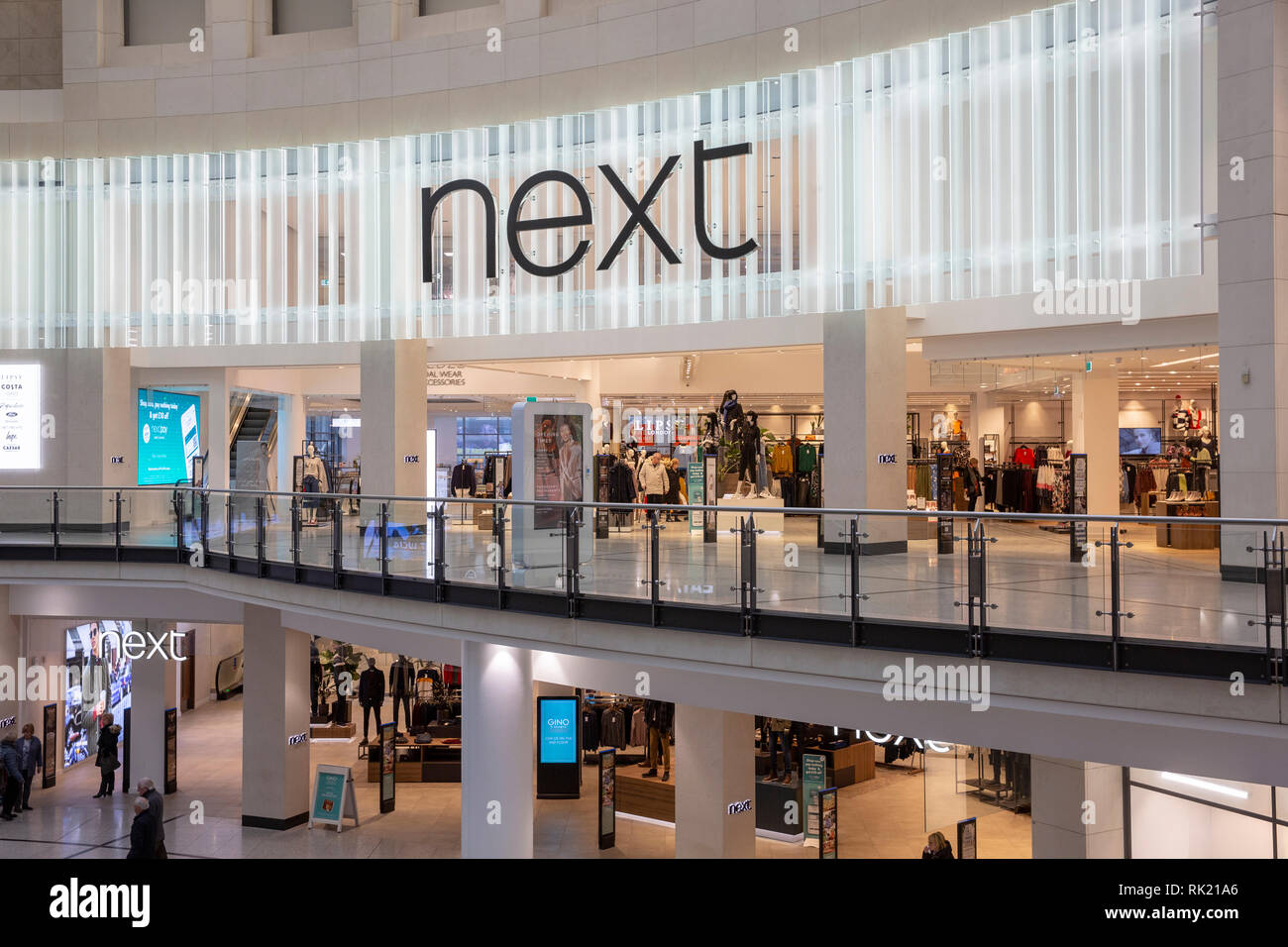 Next clothing store in the Manchester Arndale shopping centre,Manchester,England,UK Stock Photo