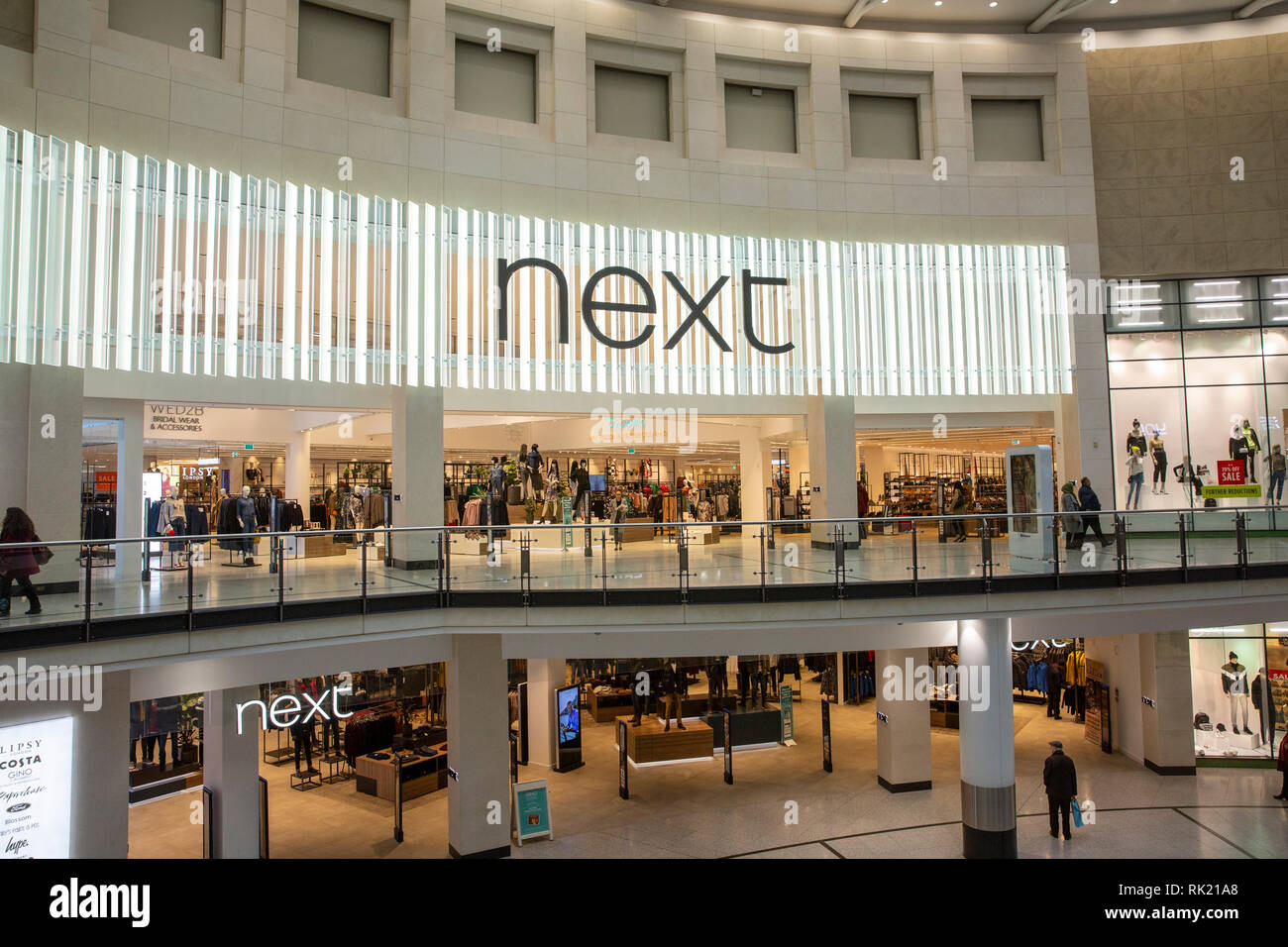 Next clothing store in the Manchester Arndale shopping centre