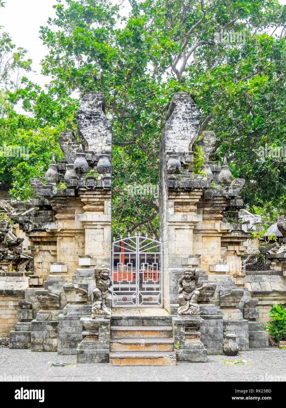 Pura hindu Temple Jimbaran, Bali Indonesia. Stock Photo
