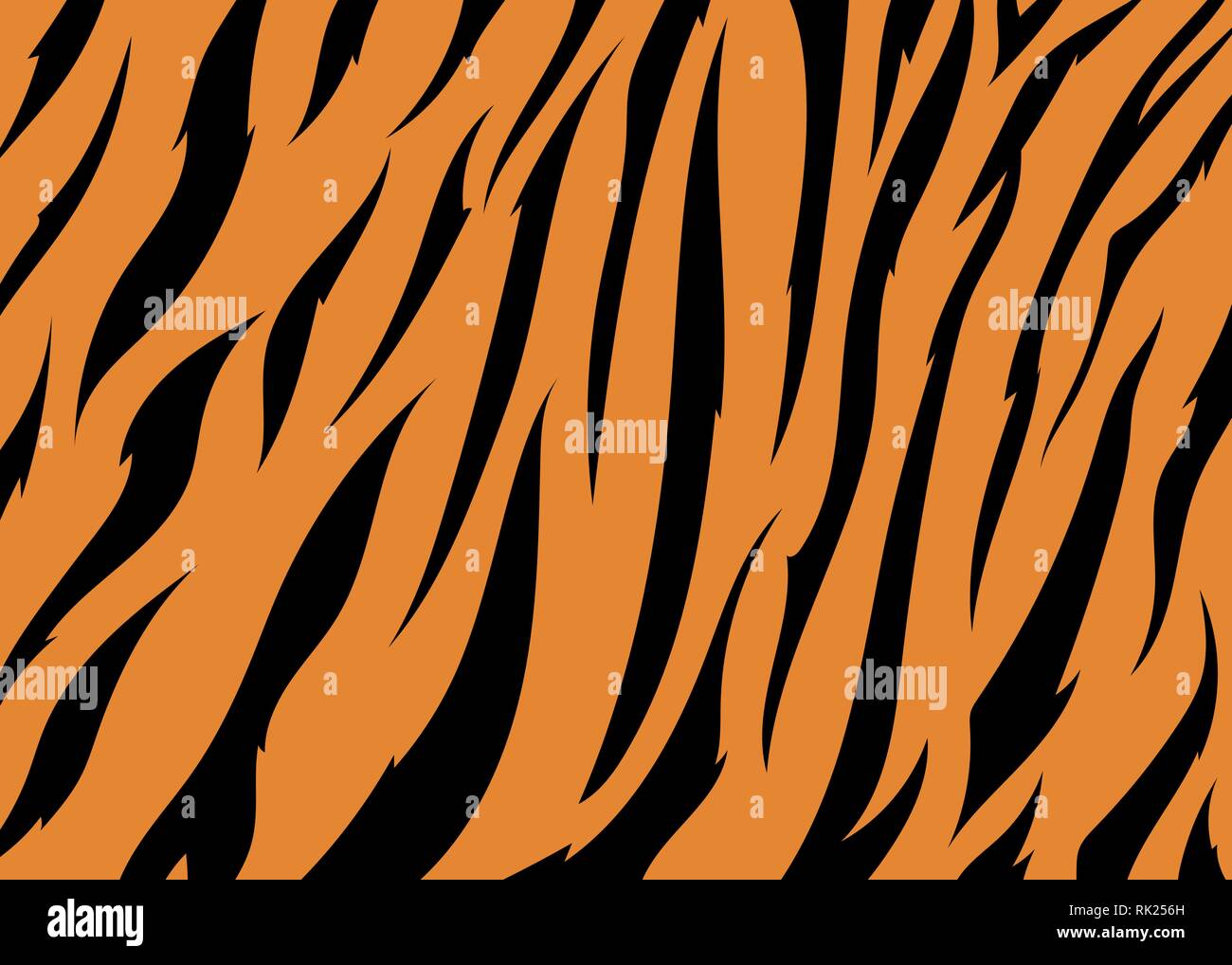 Tiger seamless pattern design, vector illustration background. wildlife fur skin design illustration. Stock Vector