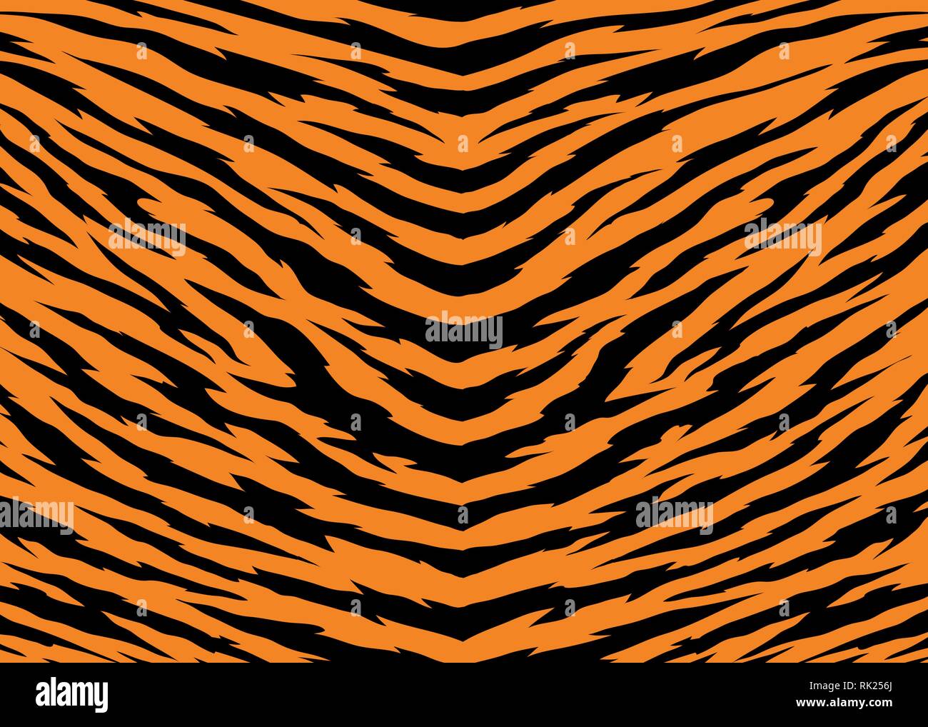 Tiger stripes pattern design, vector illustration background. wildlife