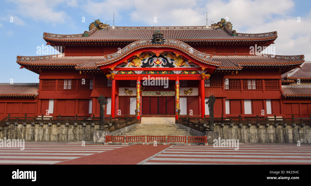 Shuri Castle in Okinawa Stock Photo
