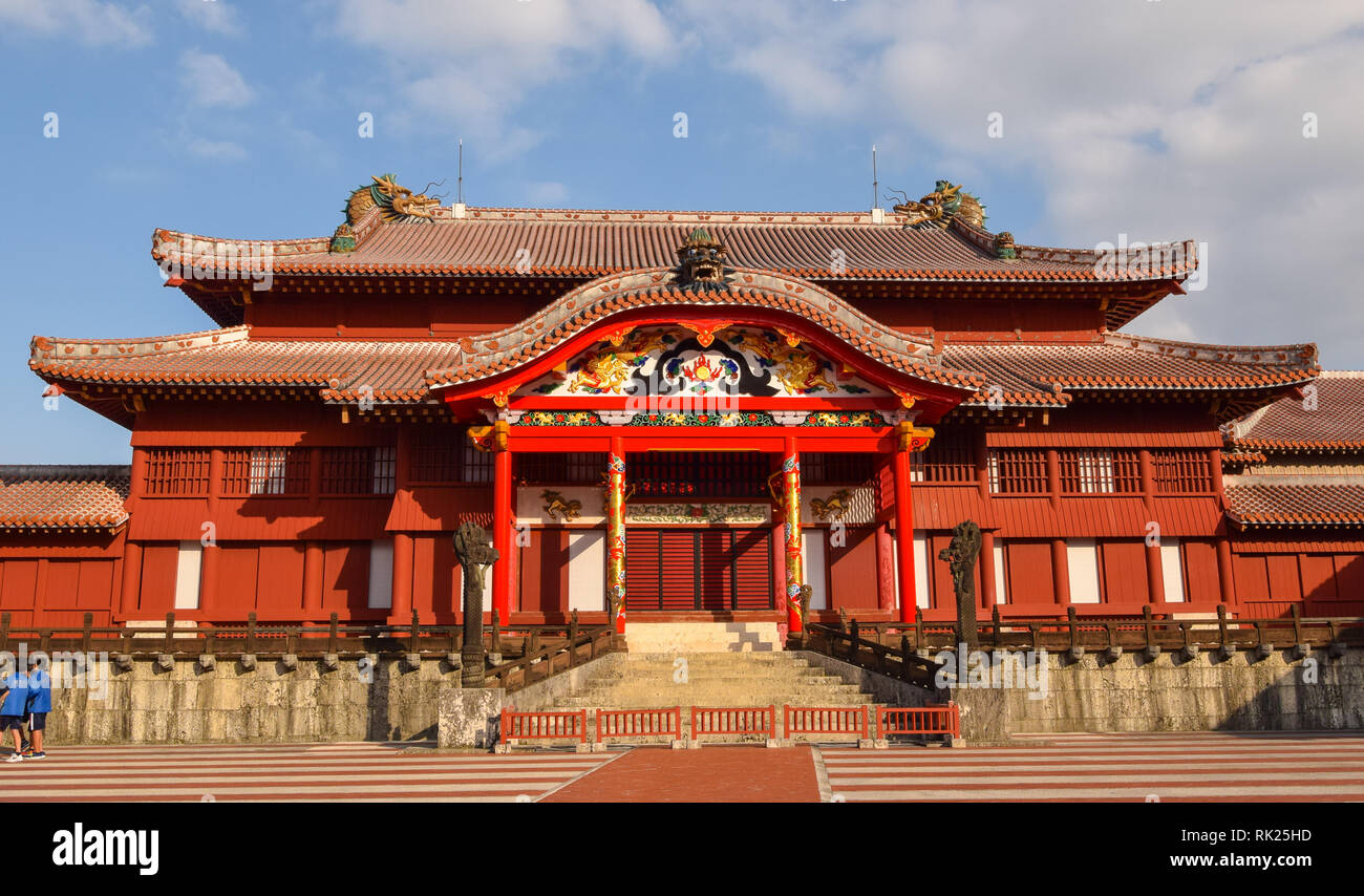 Shuri Castle in Okinawa Stock Photo