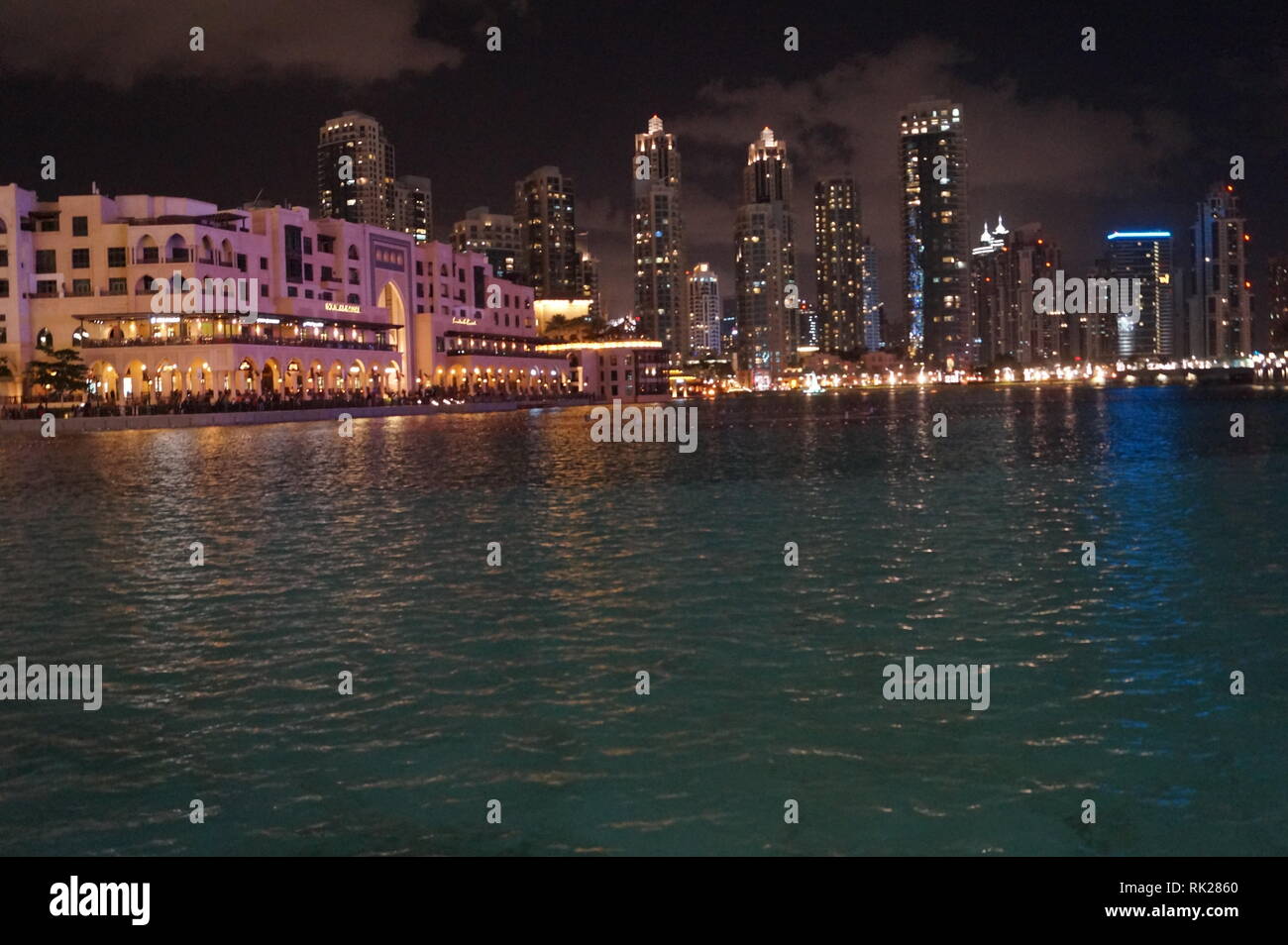 Downtown Dubai The Dubai Fountain Stock Photo Alamy