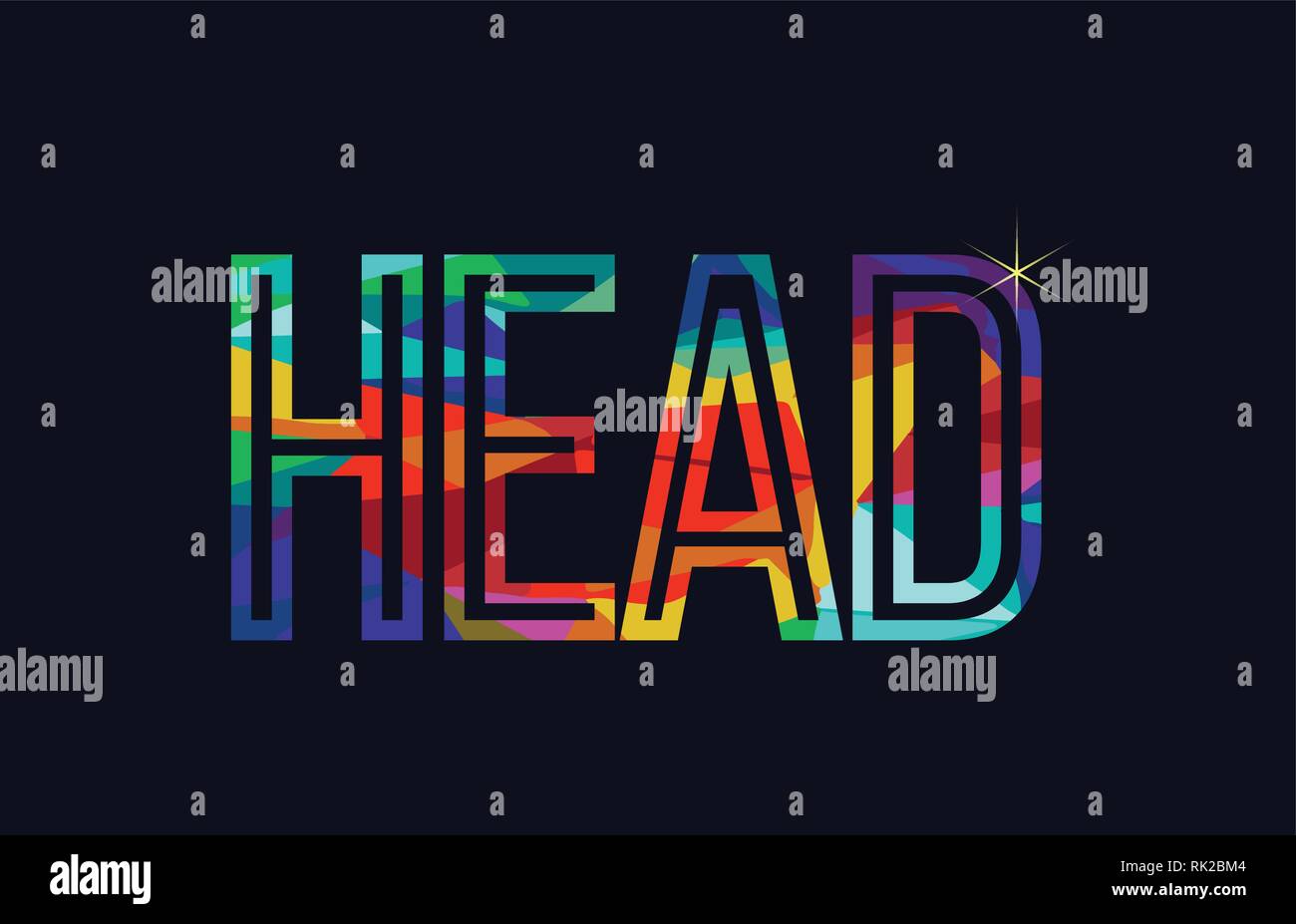 head-word-typography-design-in-rainbow-colors-suitable-for-logo-or-text-stock-vector-image-art