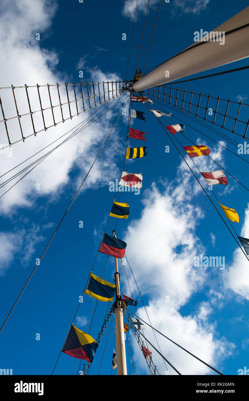 SS GREAT BRITAIN International Maritime Flags Stock Photo Alamy