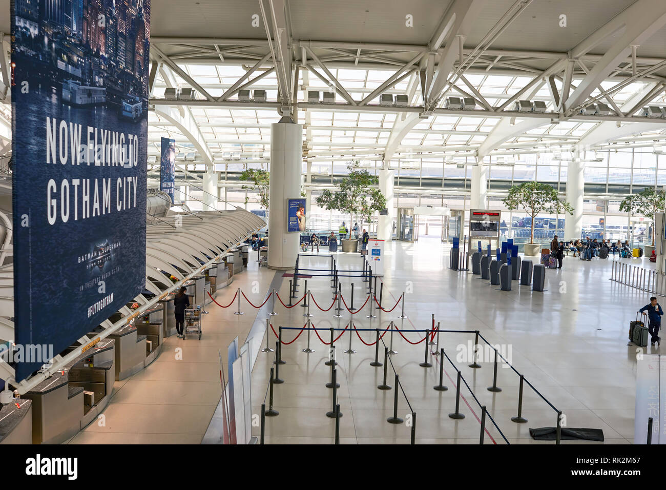 NEW YORK MARCH 22, 2016 inside of JFK airport. John F. Kennedy