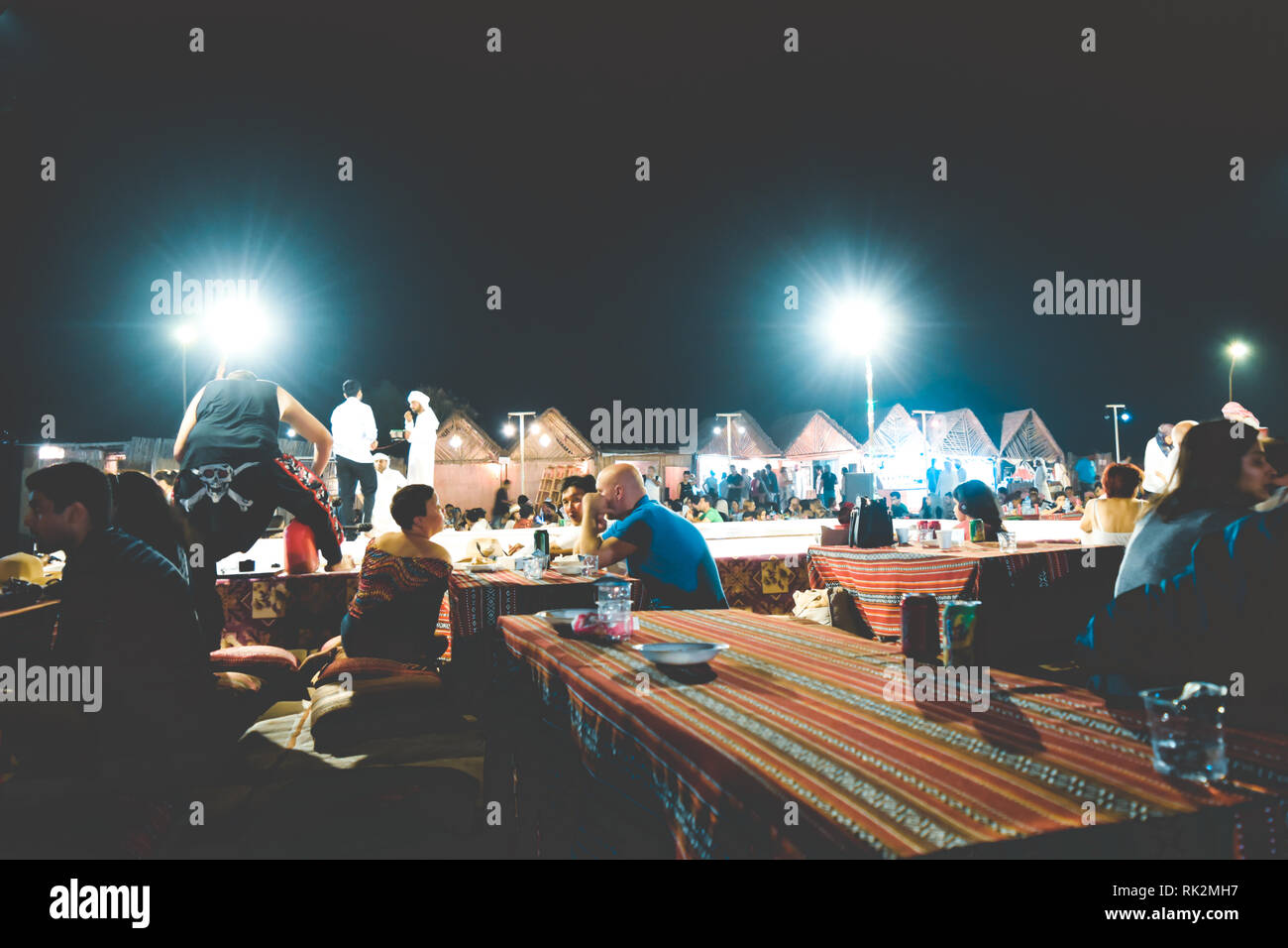 Mumbai, India January 2, 2019 Customers dining at a famous coastal