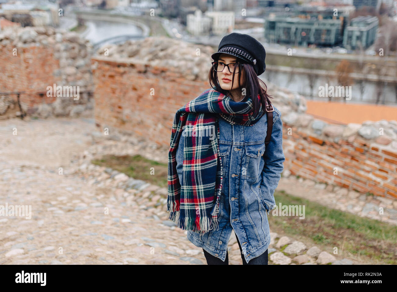 jeans top stylish girl