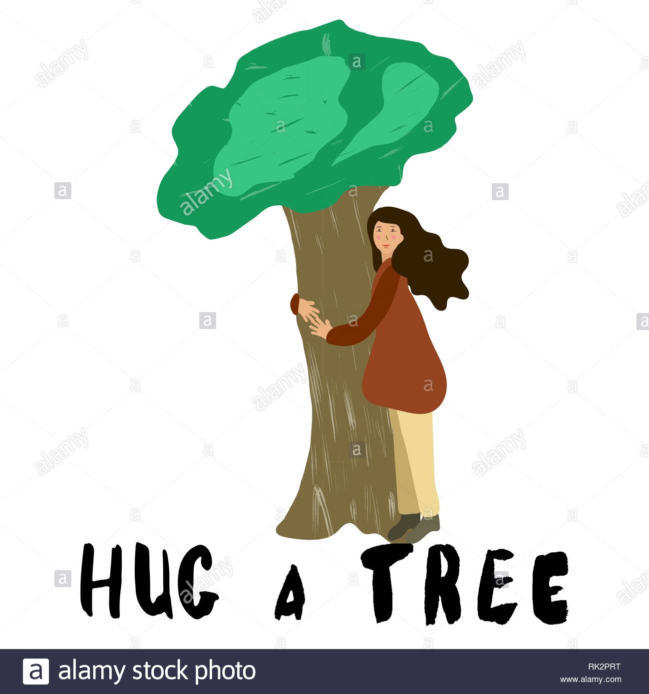 Tree Hugger Cut Out Stock Images & Pictures Alamy