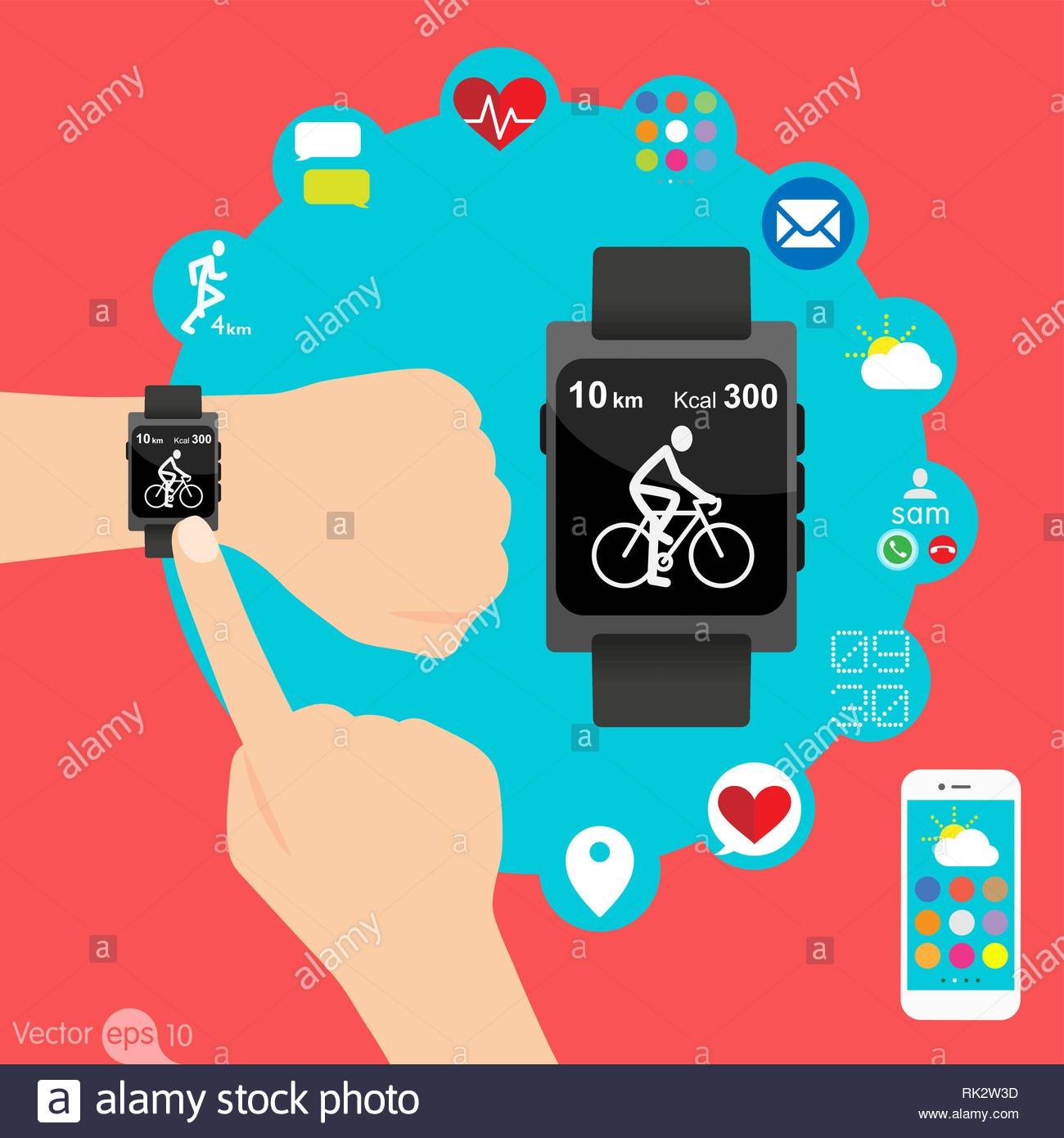 LANG MAO Smart Phone Watch Children Kid Wristwatch GSM