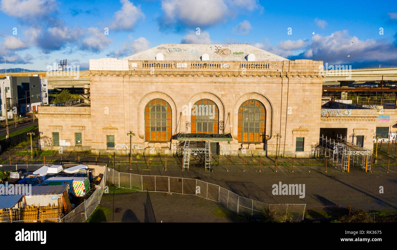 16th Street Train Station, Oakland, CA, USA, Historic Site Stock Photo