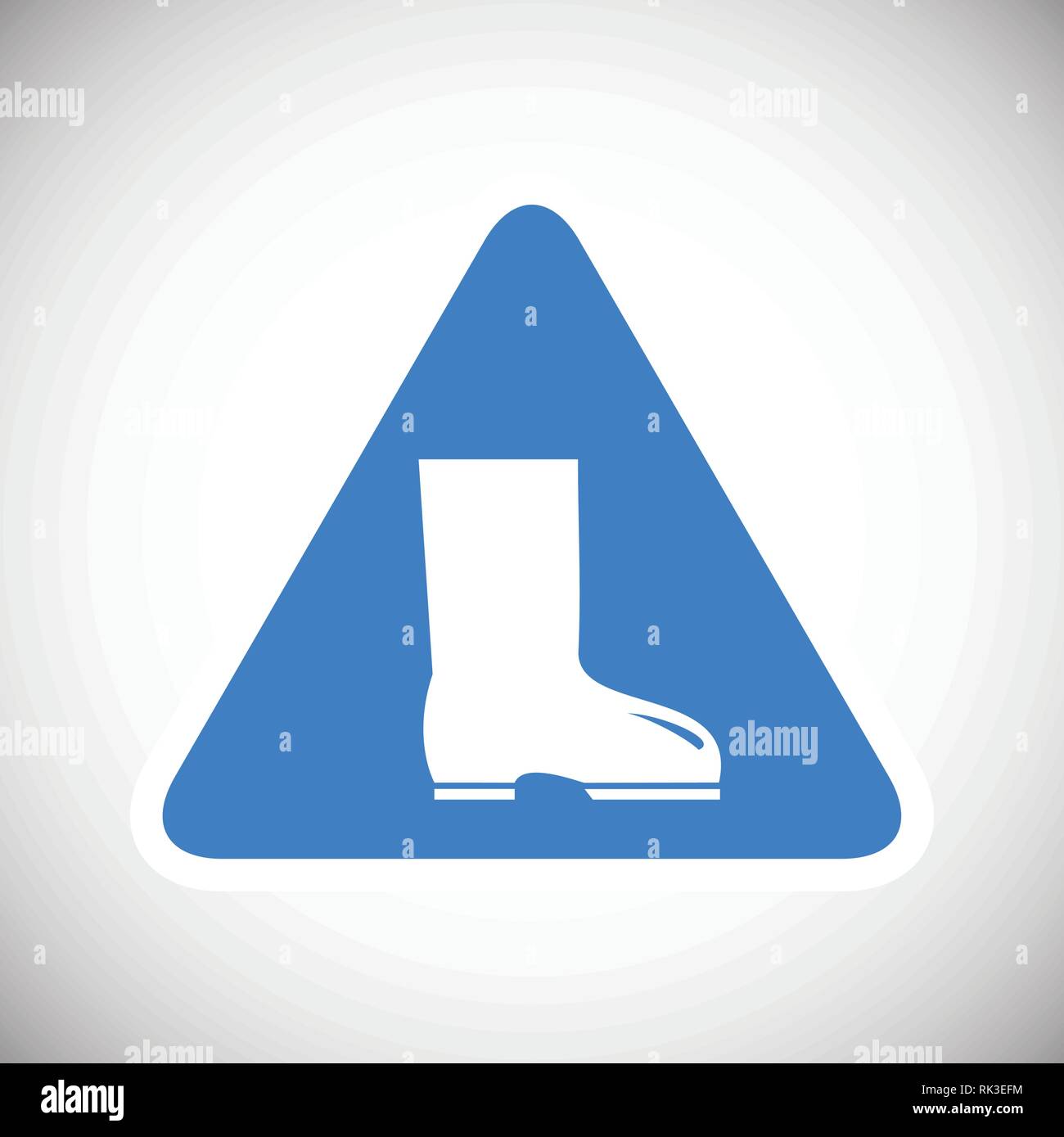 Toe protection sign hi-res stock photography and images - Alamy