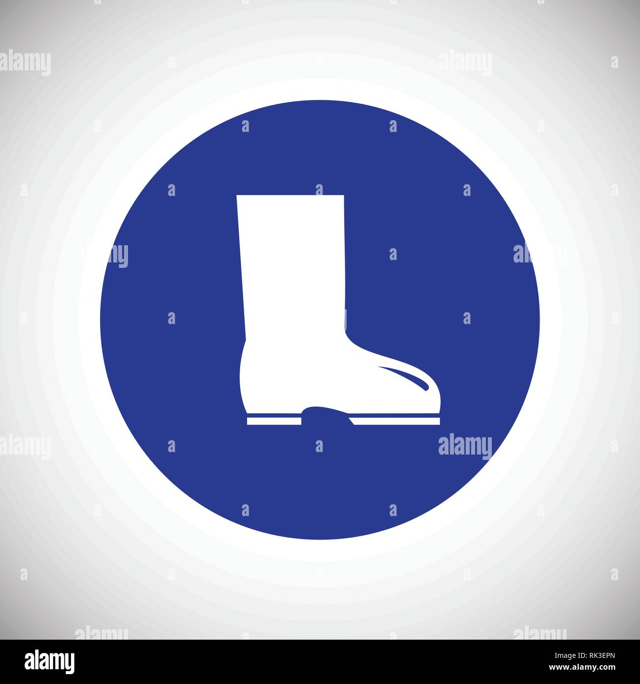 Toe protection sign hi-res stock photography and images - Alamy