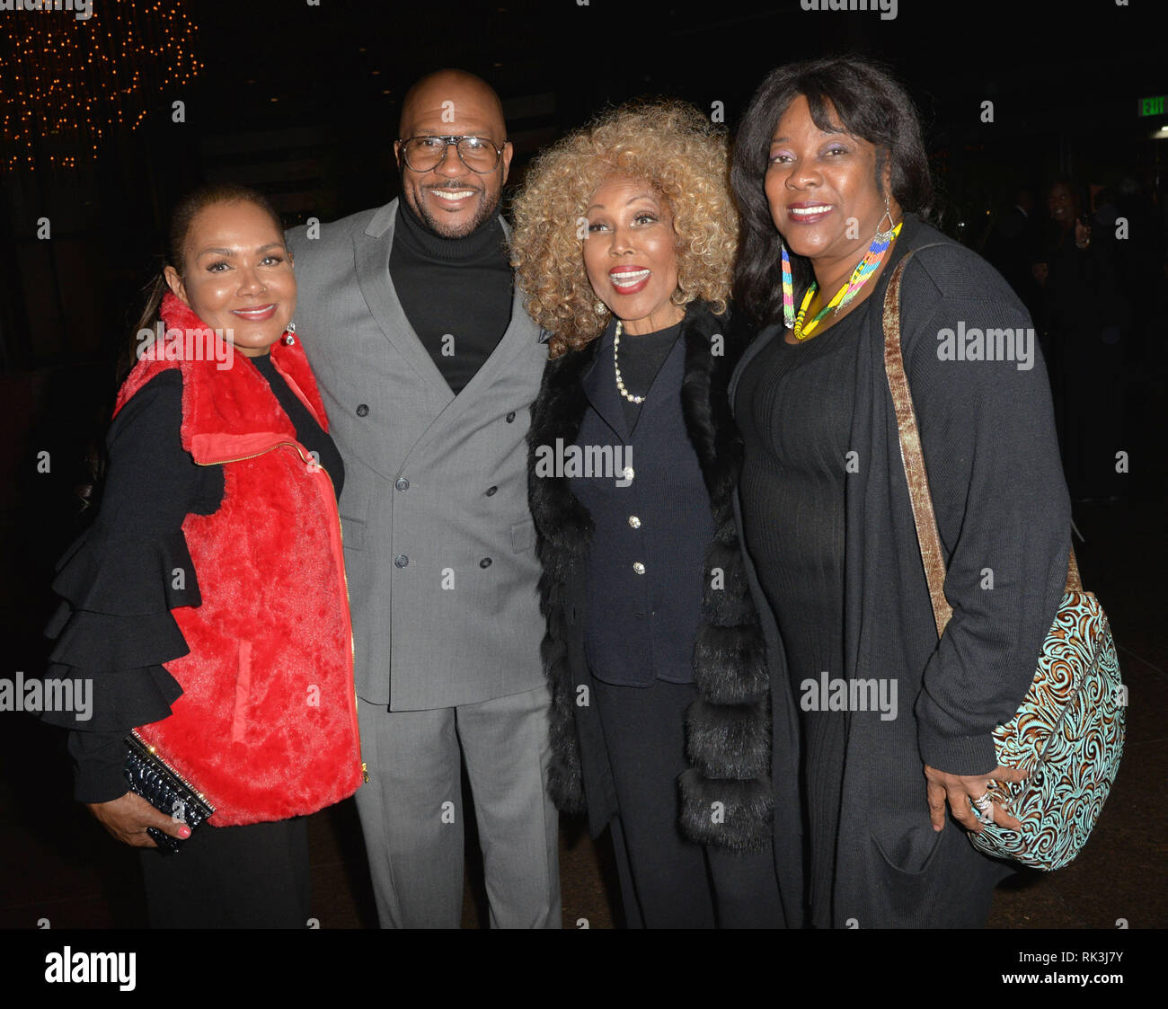 LOS ANGELES, CA-FEBURARY 7: Rani DuBois, Mark Brogdon, Ja'Net DuBois ...