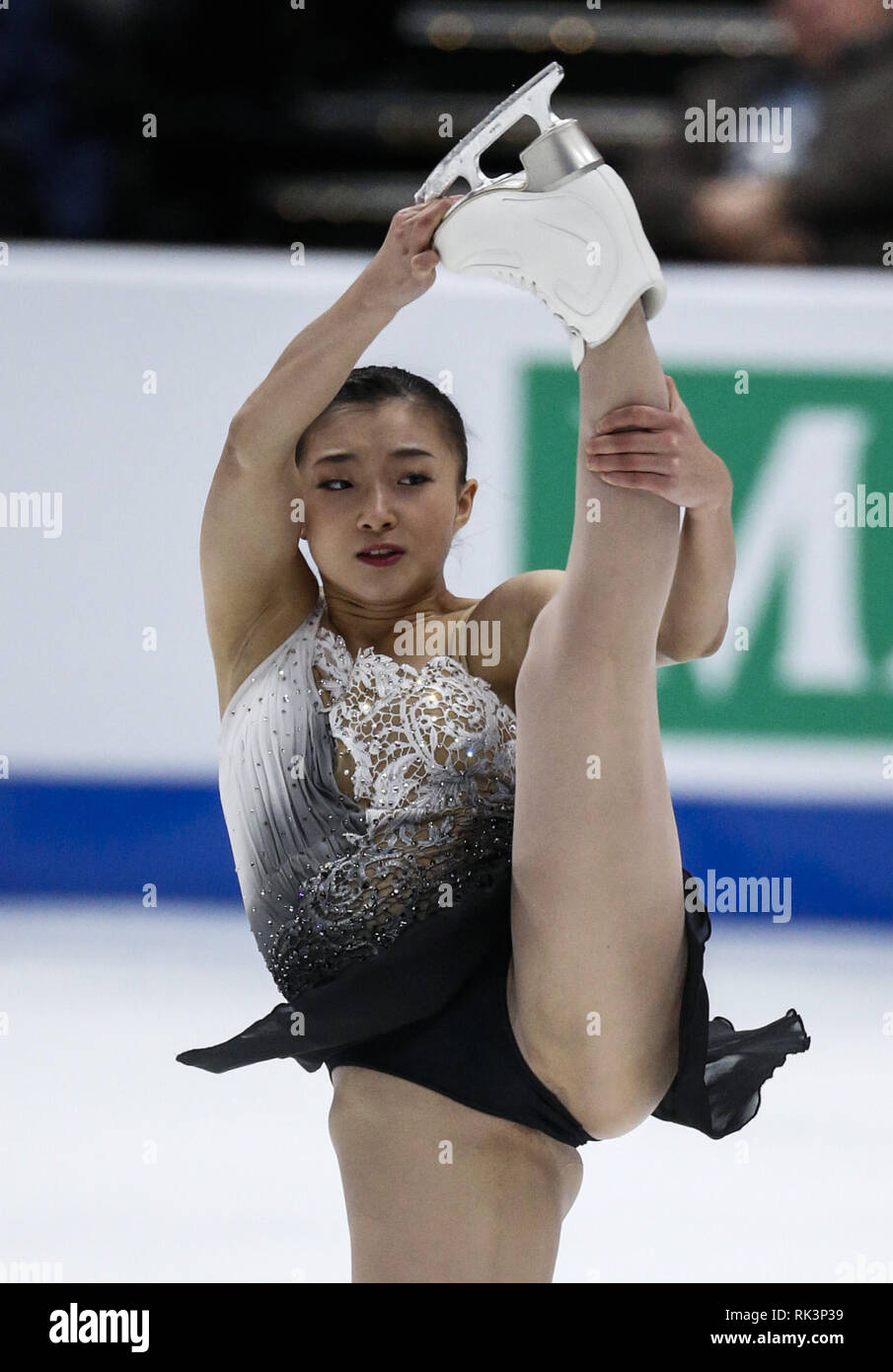 Anaheim, California, USA. 8th Feb, 2019. Kaori Sakamoto of Japan