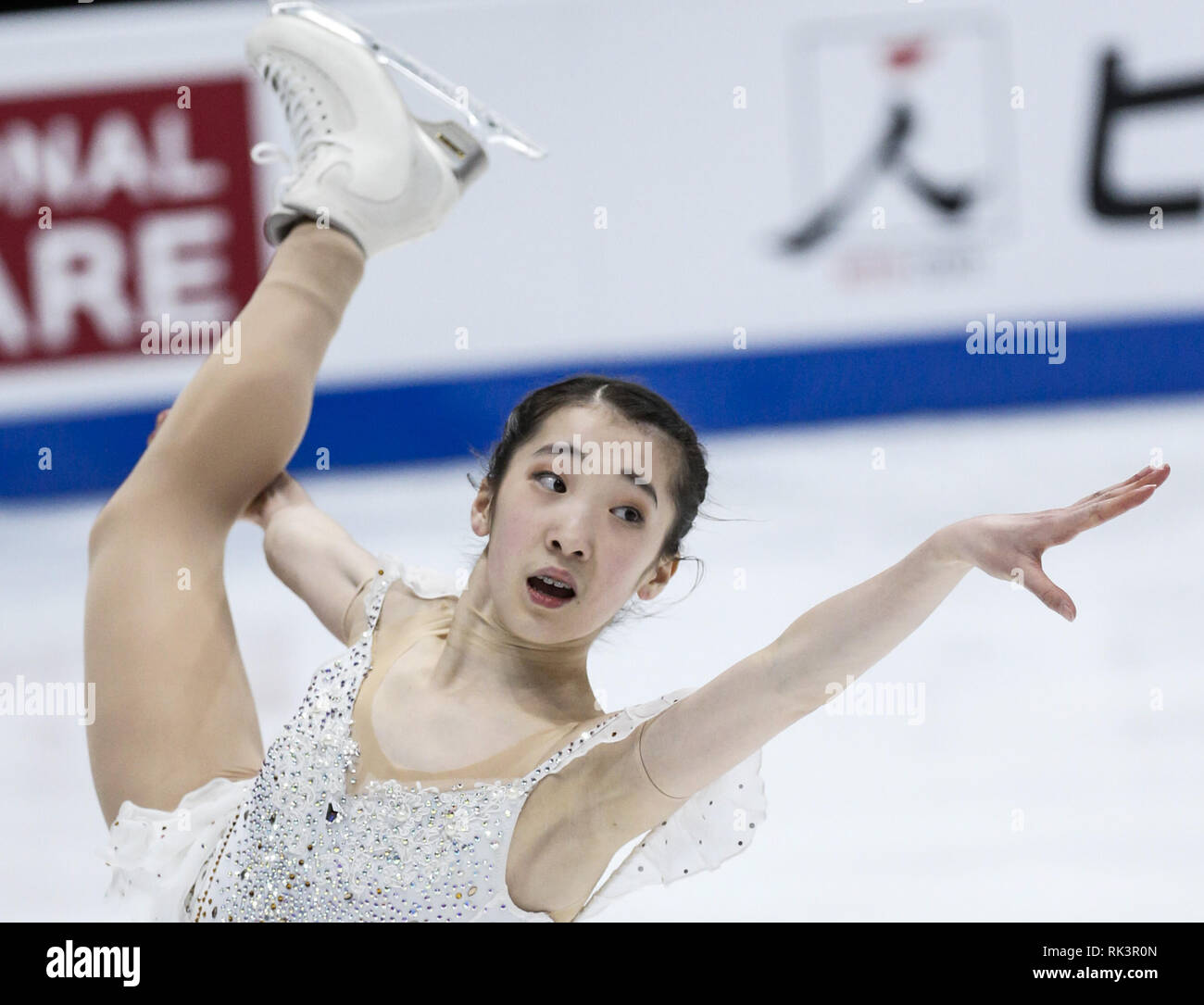 Anaheim, California, USA. 8th Feb, 2019. Ting Cui of USA competes in ...