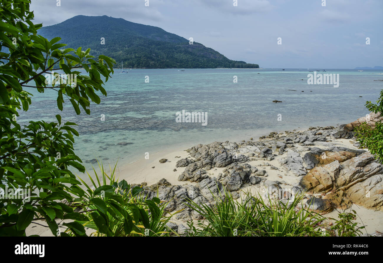 Seascape of Koh Lipe, Thailand. Koh Lipe is an island paradise in ...