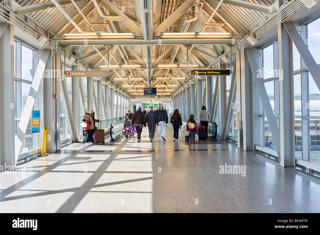 NEW YORK MARCH 22, 2016 inside of JFK airport. John F. Kennedy